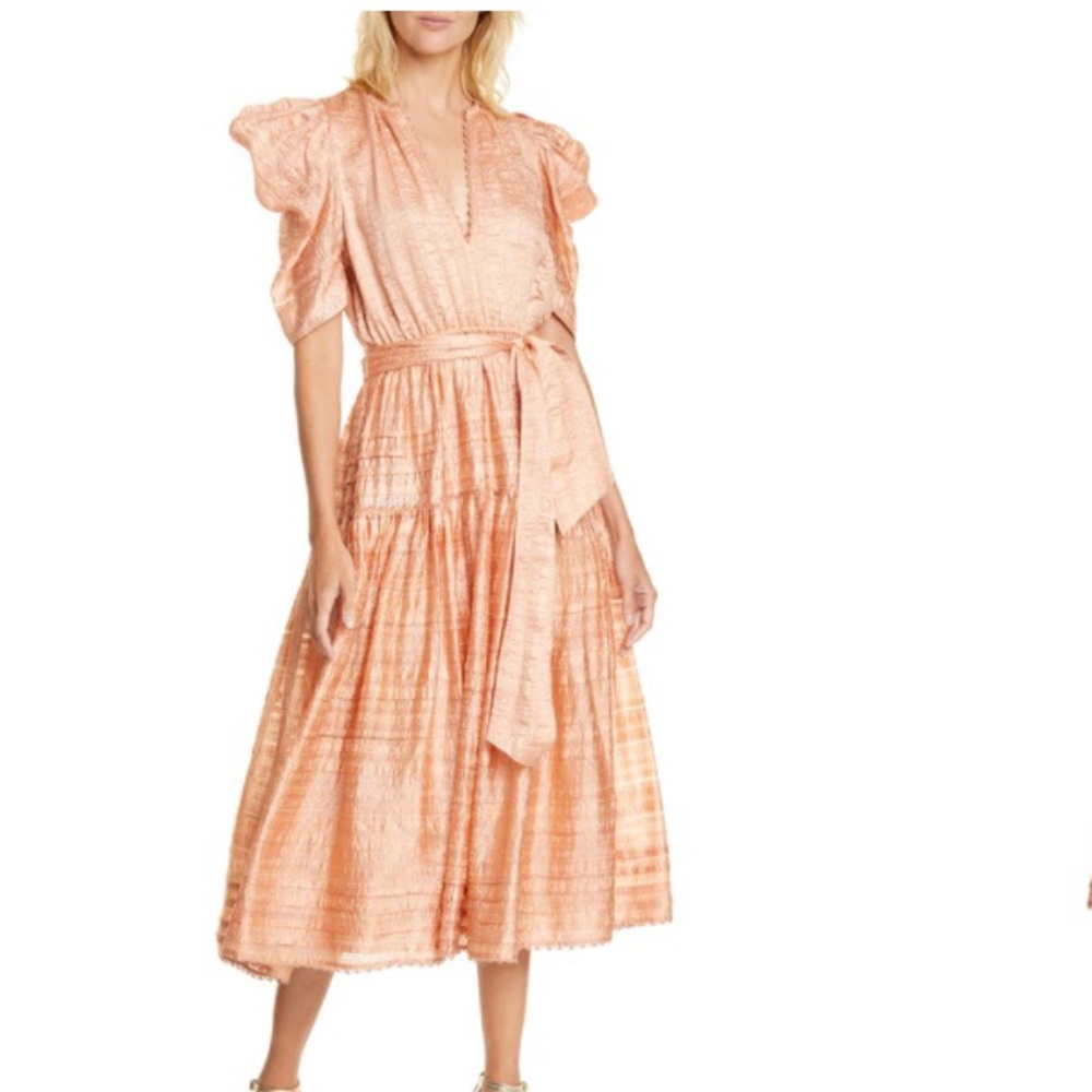 Ulla Johnson Eudora dress in rose silk